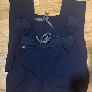 FIGS Women's Dark Blue Straight Leg & Jogger Pants